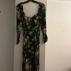 Reformation floral midi dress